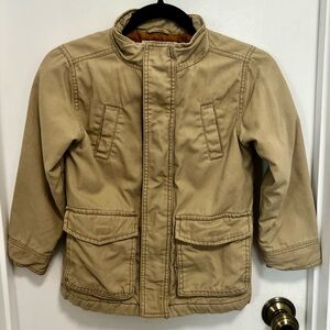 Gyboree Boys Tan/Kaki Puffer Jacket